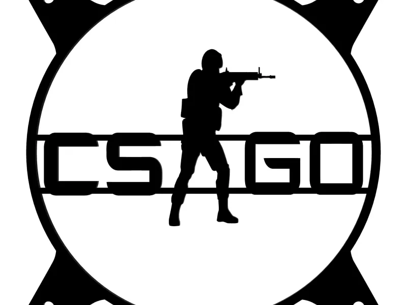 CS GO - Custom 120mm Fan Grill Face Plate Cover