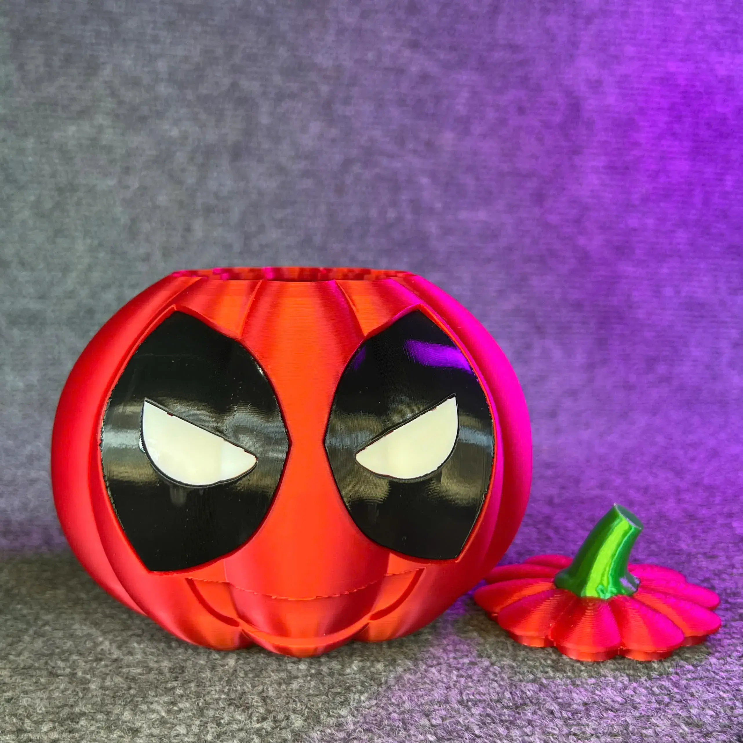 Halloween Pumpkin Deadpool - Seperated Parts & Multicolor