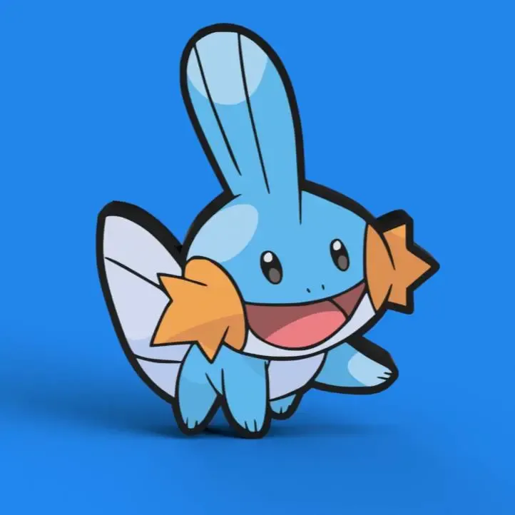 Caja de luz y arte de pared de Mudkip