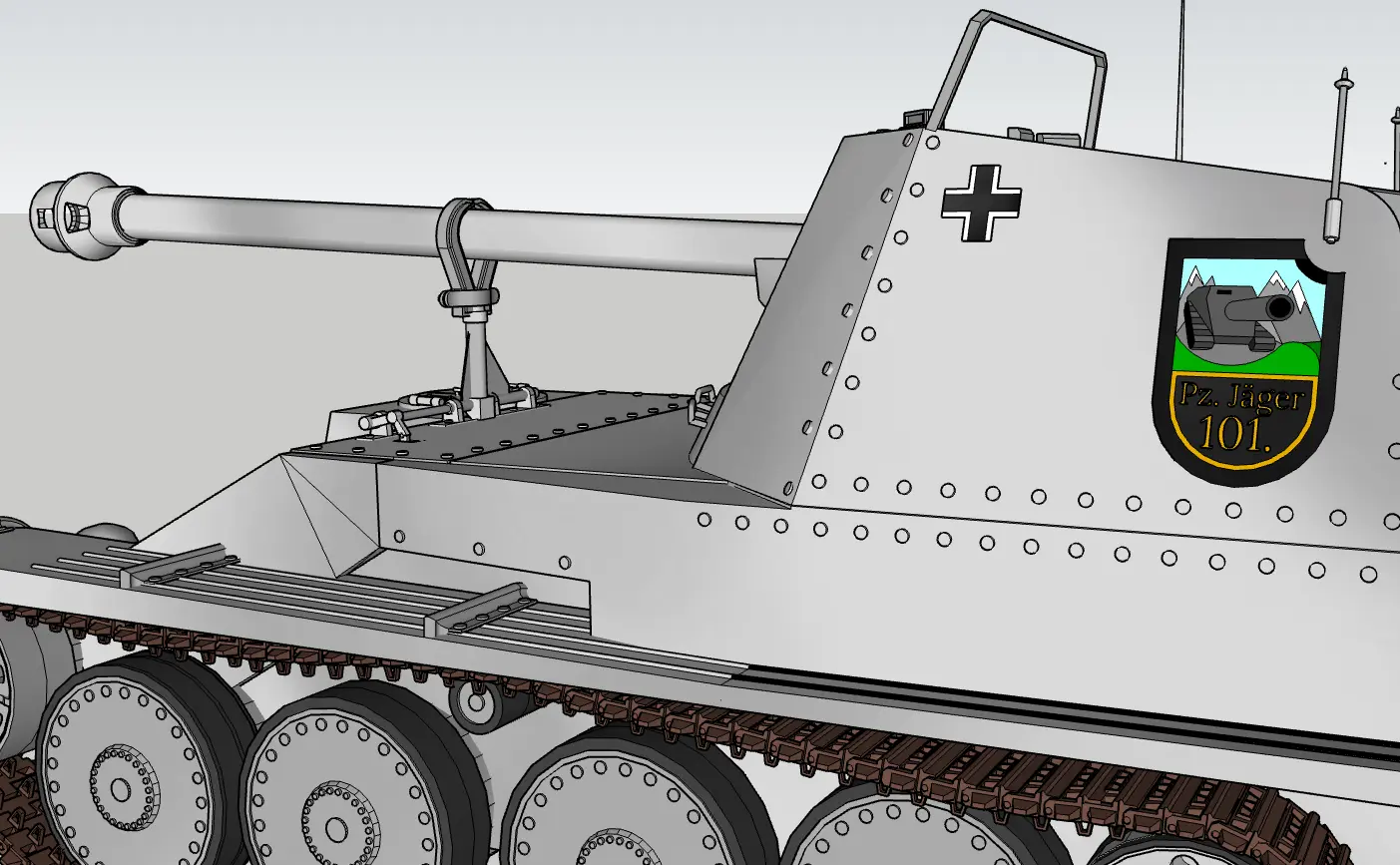 German Tank Destroyer, Panzerjäger «Marder III»  Sd.Kfz. 138