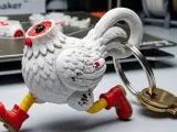 Headless Running Chicken Keychain-0
