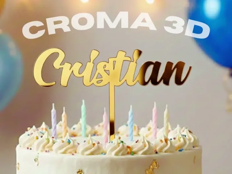 "Cristian" - Cake decoration