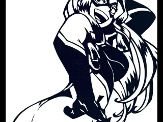 Mount Lady stencil 5