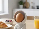 Astronaut Egg Holder STL File | Easy 3D Print PLA Decorative-1