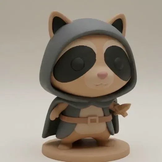 Shadowpaw Raccoon Rogue – Saw3D
