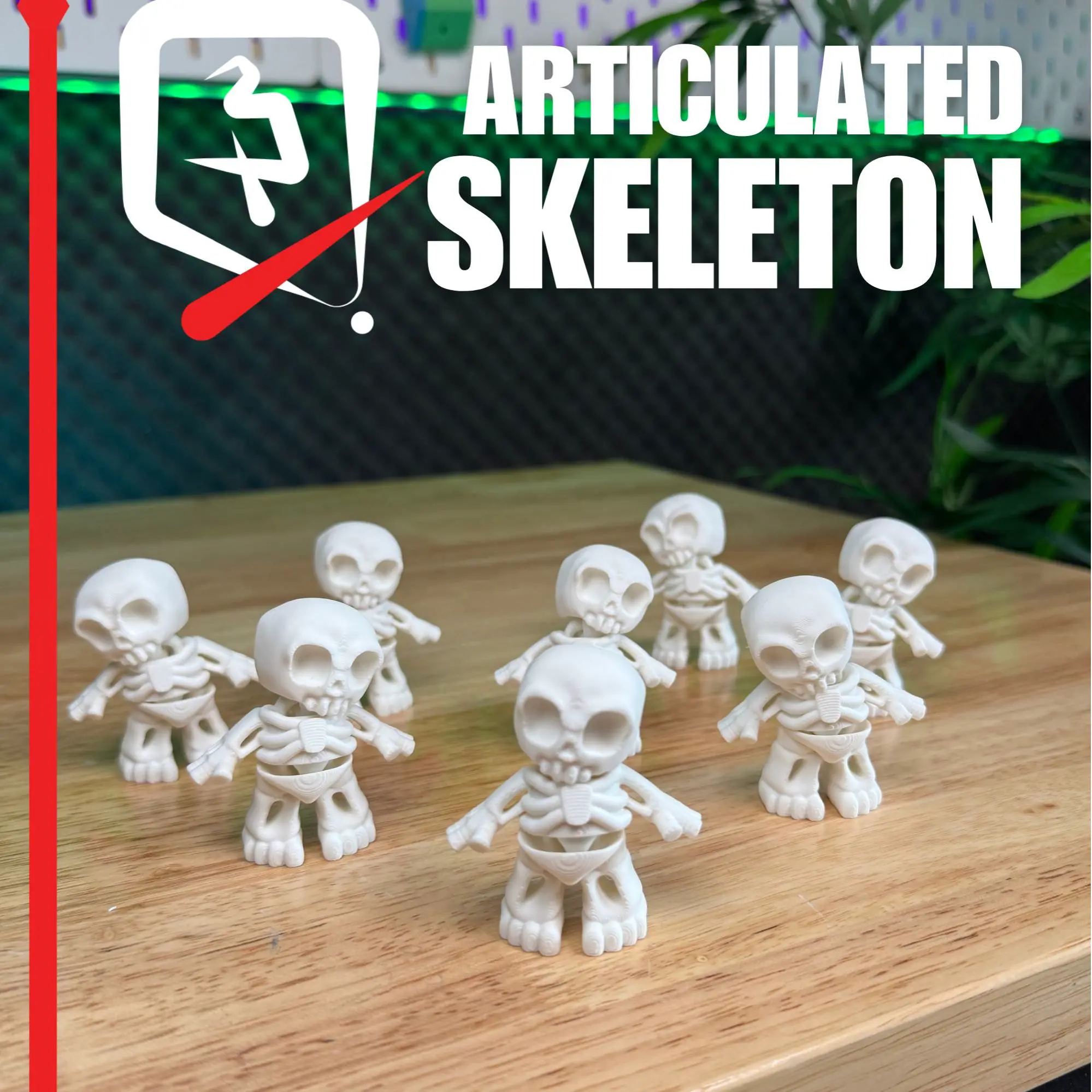 💀 Articulated Skeleton — Tiny Bone Buddy