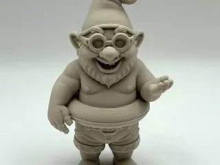 Bathing Gnome