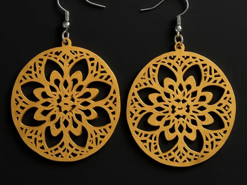 Earrings - 003 - Easy Print - Free