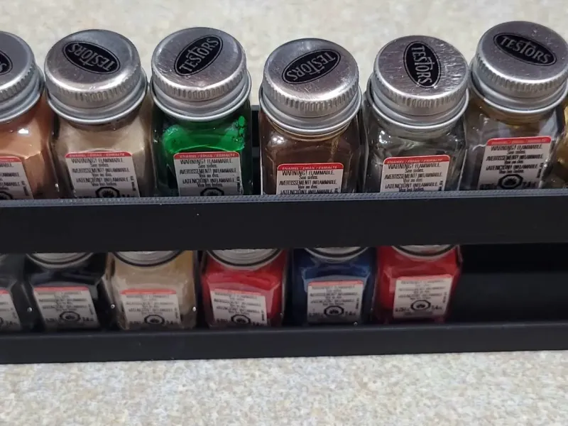 Bottled paint stand
