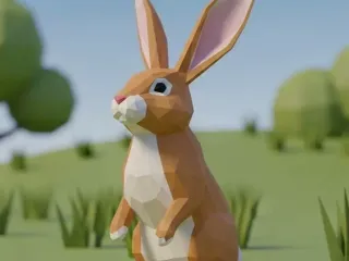 Conejo Low Poly