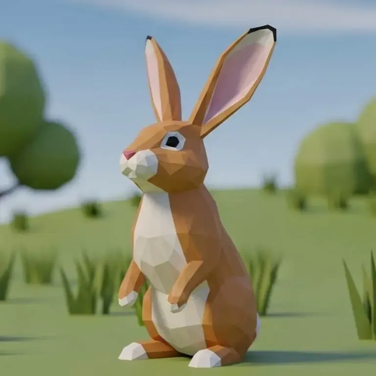 Conejo Low Poly