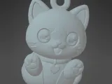 Kawaii Kitten Keychain-1