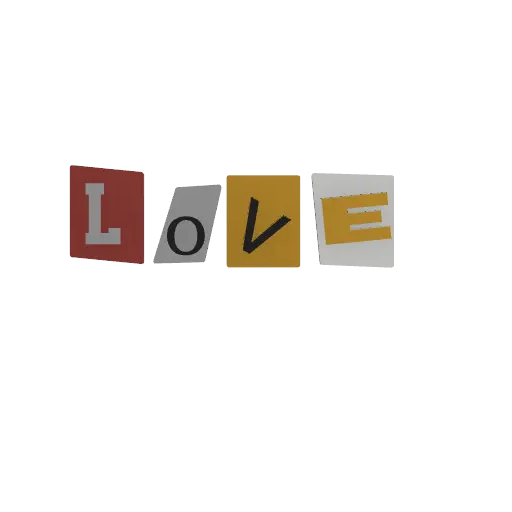 Lowercase Ransom Note Wall Magnets