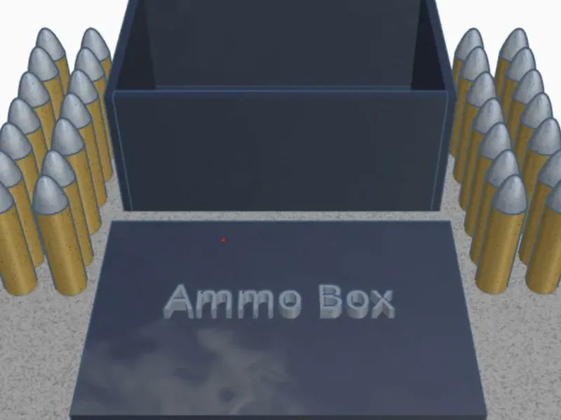 Toy Ammo Box