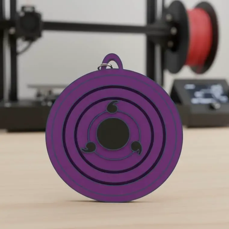 Madara rinegan keyring