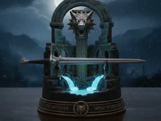 Witcher. Sword exhibition.