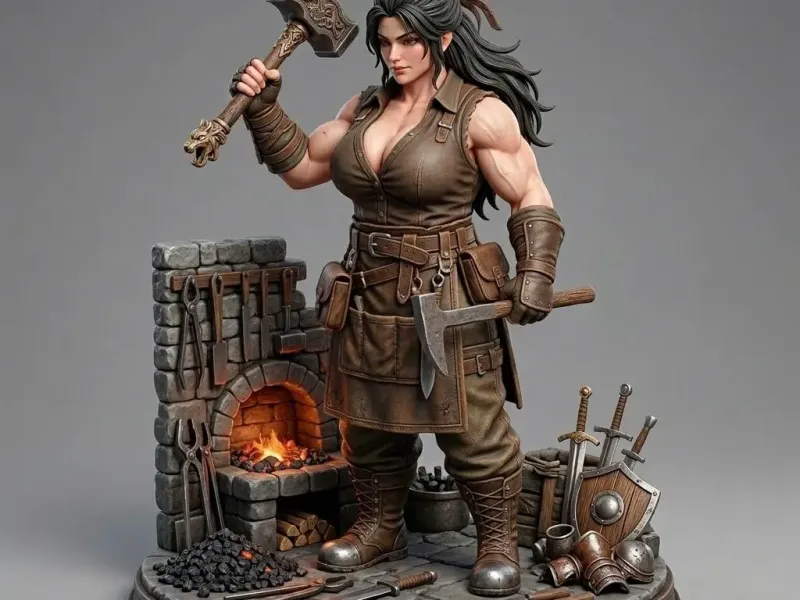 Brunna Ironforge – Master Blacksmith Edition