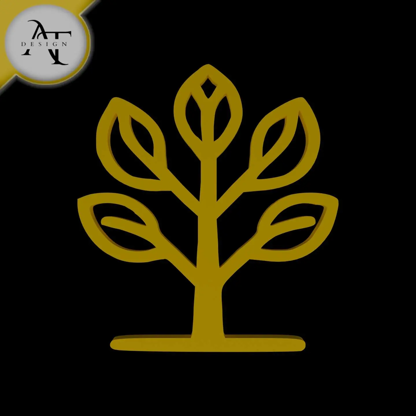 Simple Tree Symbol - 2D Art
