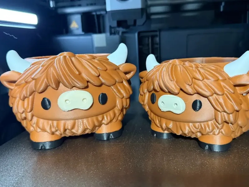 かわいいハイランドカウのプランター＆キャンディボウル（マルチパーツ）