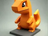 Charmander (Pokemon) - Lowpoly-0