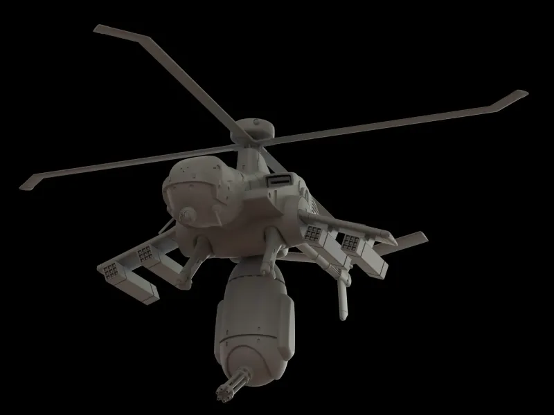 Jigabachi Helicopter (Ghost in the Shell)