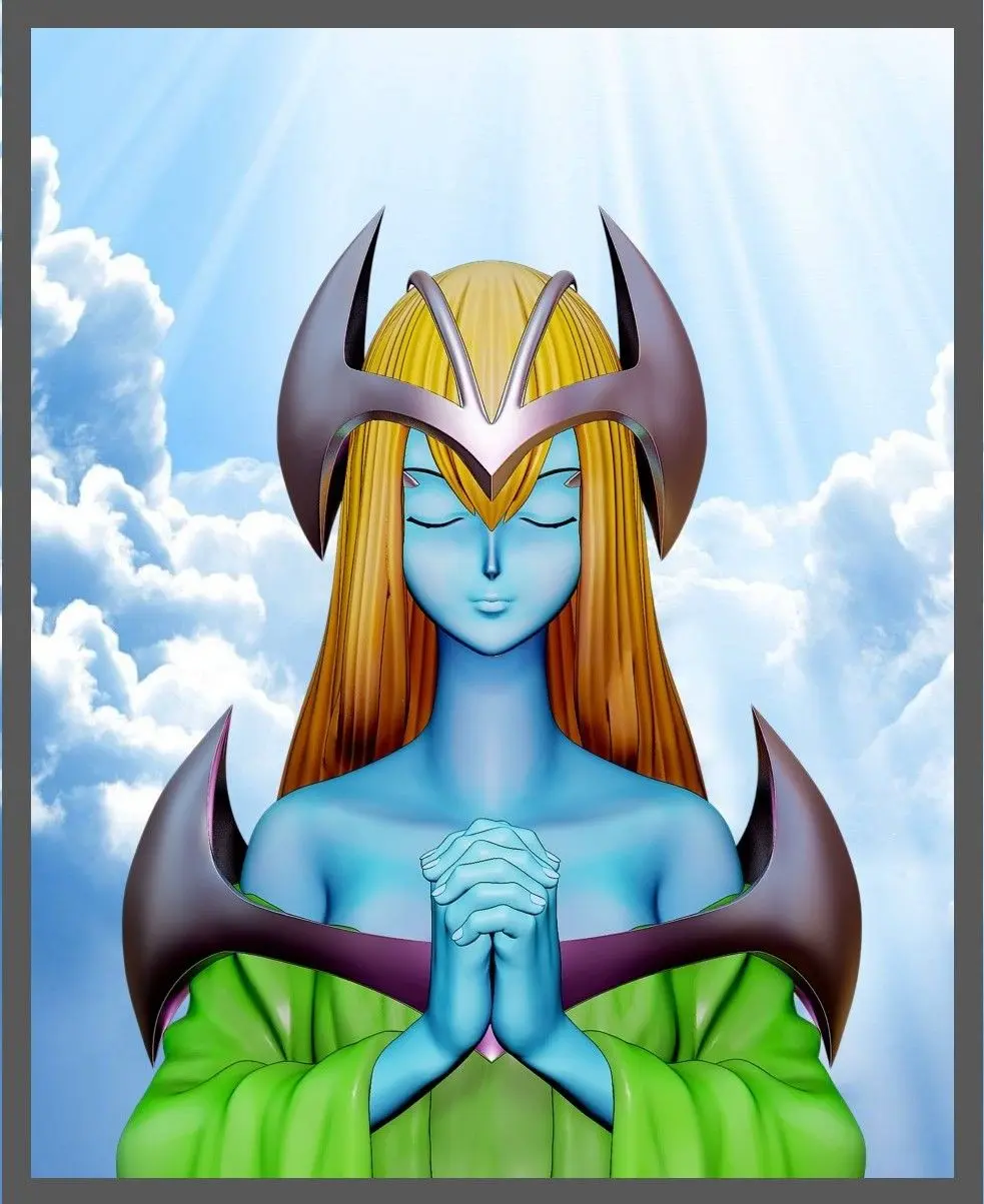 yugioh card mystical elf Characters & Creatures STL Download - mystical elf