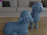 Cute Lambs STL 3D Model Adorable Nativity Scene Sheep-4