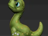 CUTE BRACHIOSAURUS (PRINT IN PLACE)-1