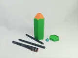 Creative Pen Holder – Desktop Storage Box-2