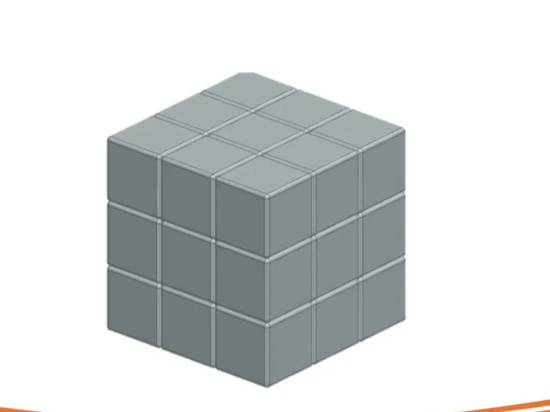 Fake Magic Cube 3x3 (no rotate, only demo)