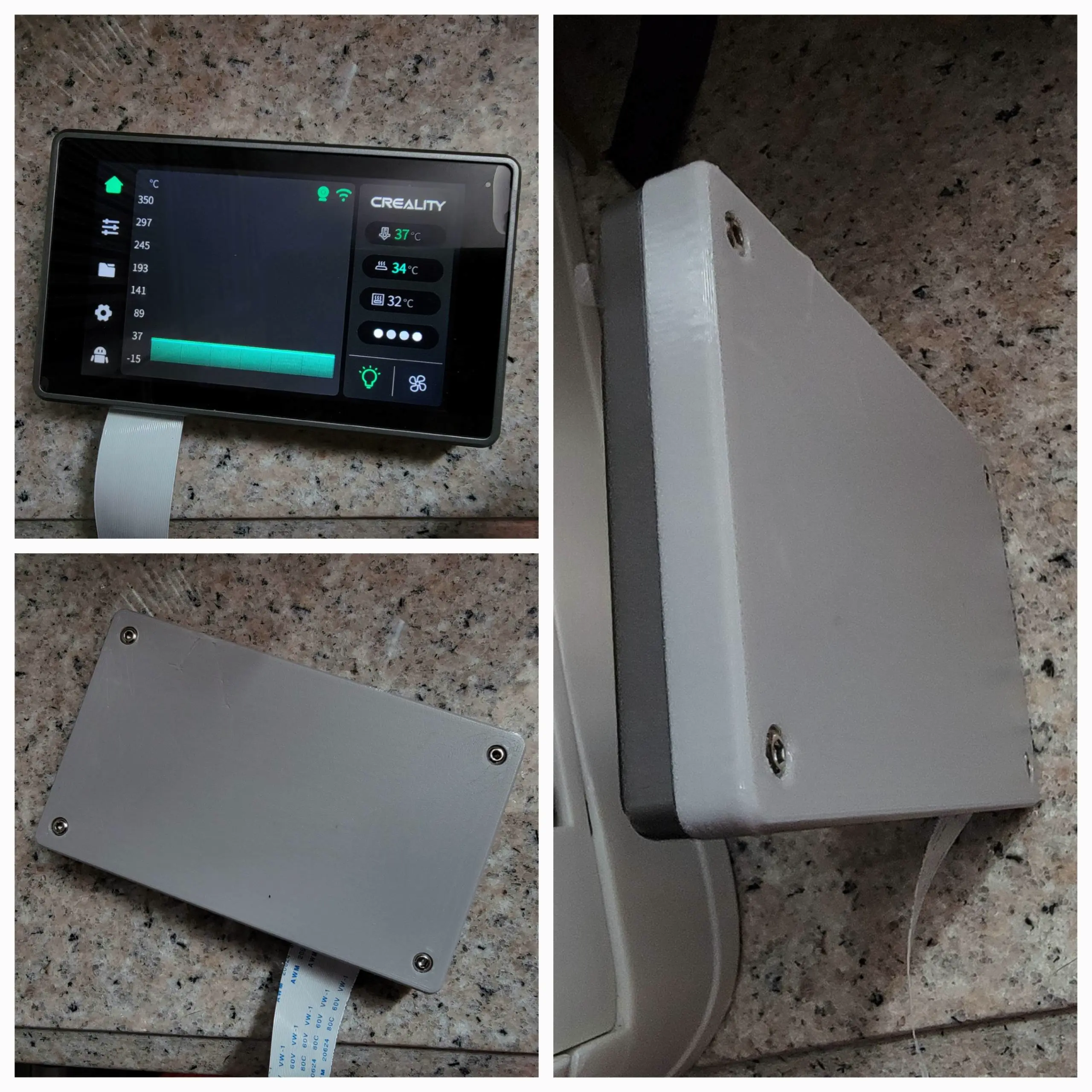 K1 series screen back cover / shell