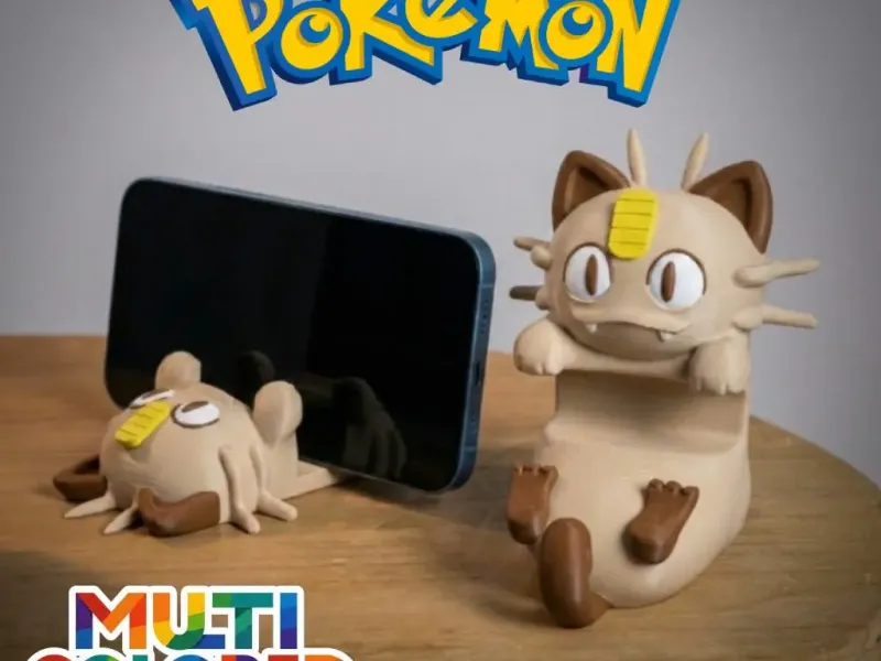 Meowth Phone Stand