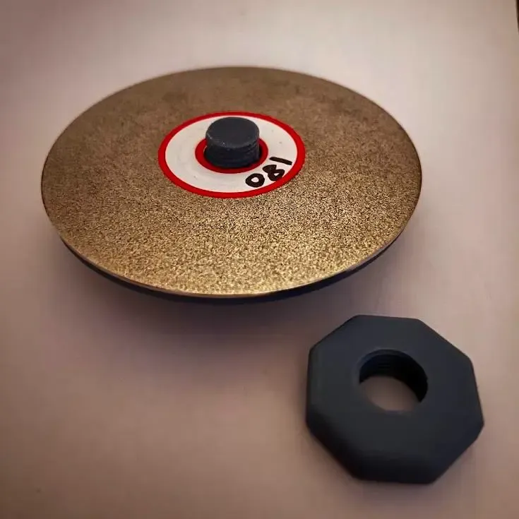 Lapidary pad for 4 inch disc