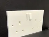 False Double Socket UK / EU-6