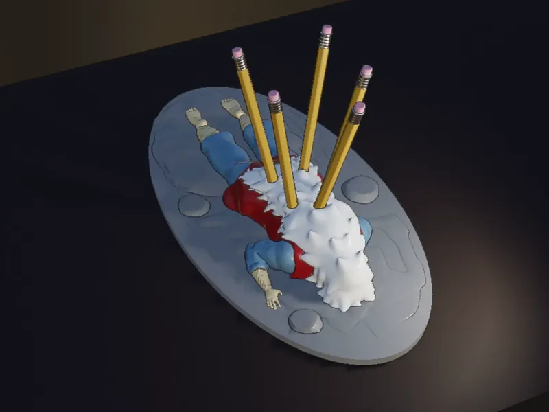 Naruto / Jiraiya Pencil Holders