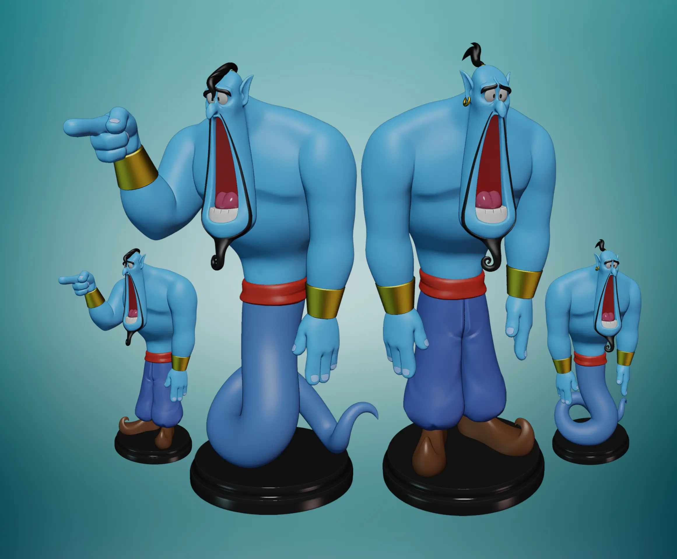 GENIE - ALADDIN - SURPRISED FACE