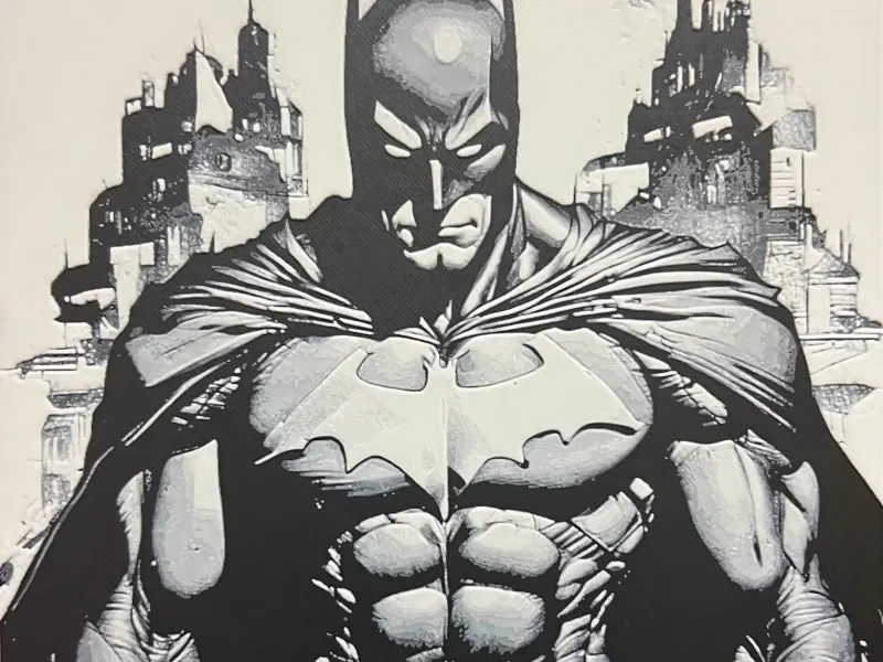 Batman BW Hueforge 200x200