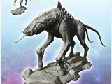 Alien creature with four legs and outstretched tongue (6)-0