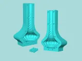 Candle Mold A09 - Molding Maker Wick Template-3