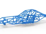 Frame of Super Dirt Late model Scale 1:25-1