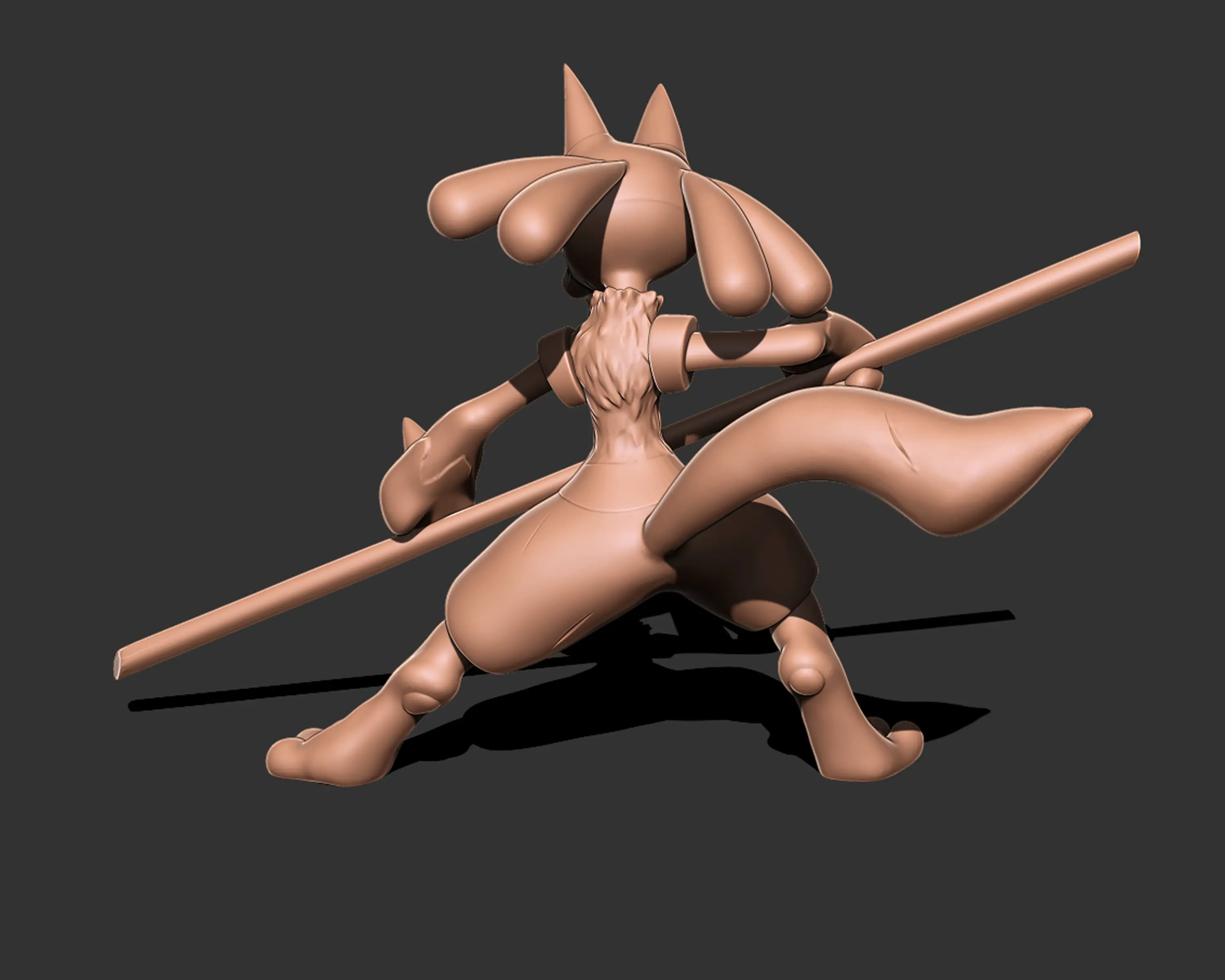 Pokemon - Lucario 3d print model