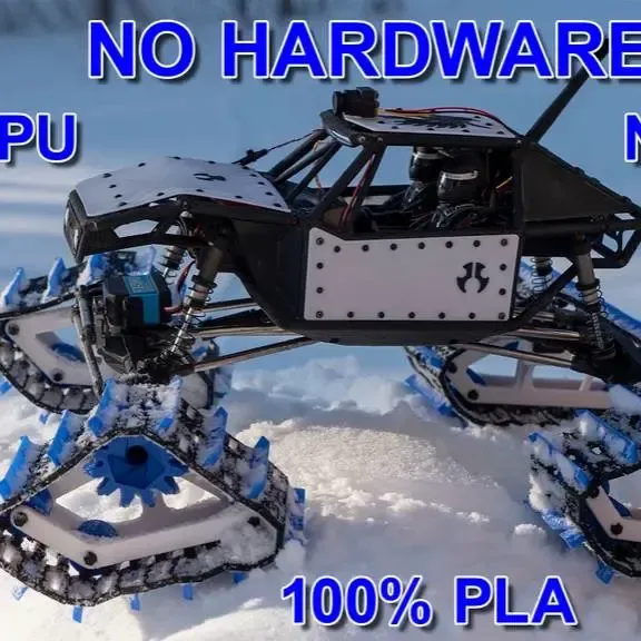 Rc snow tracks easy to make
