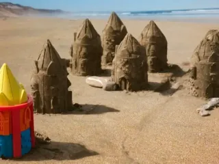 Customizable sand castle
