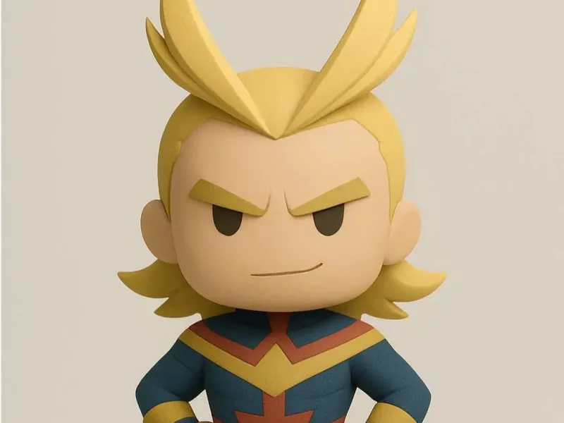 Chibi All Might Mini Figure