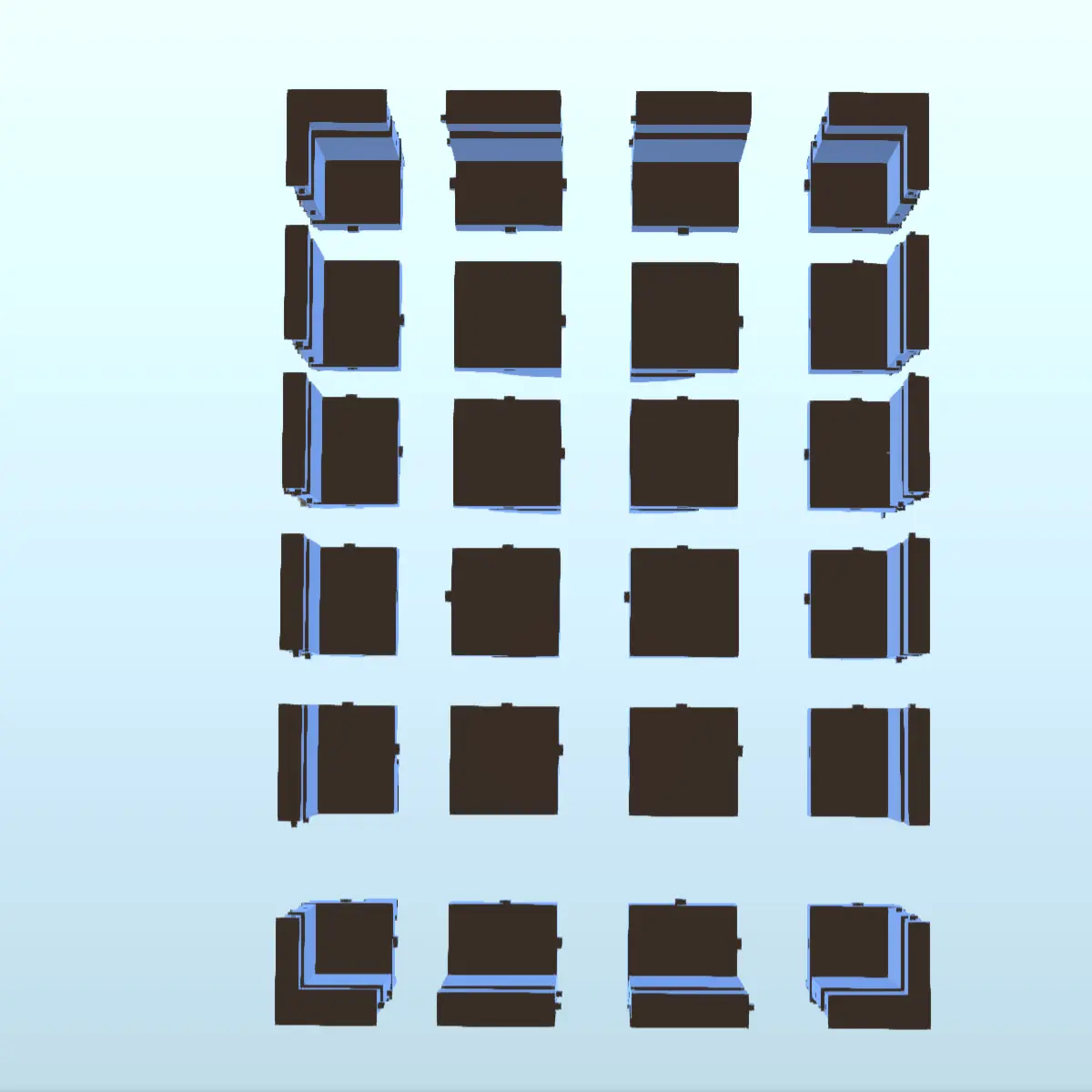 Luxurious hotel 8 - scenery warhammer miniatures ww2 tableto