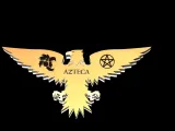 Azteca eagle pendant Pagan, pentagram,-2
