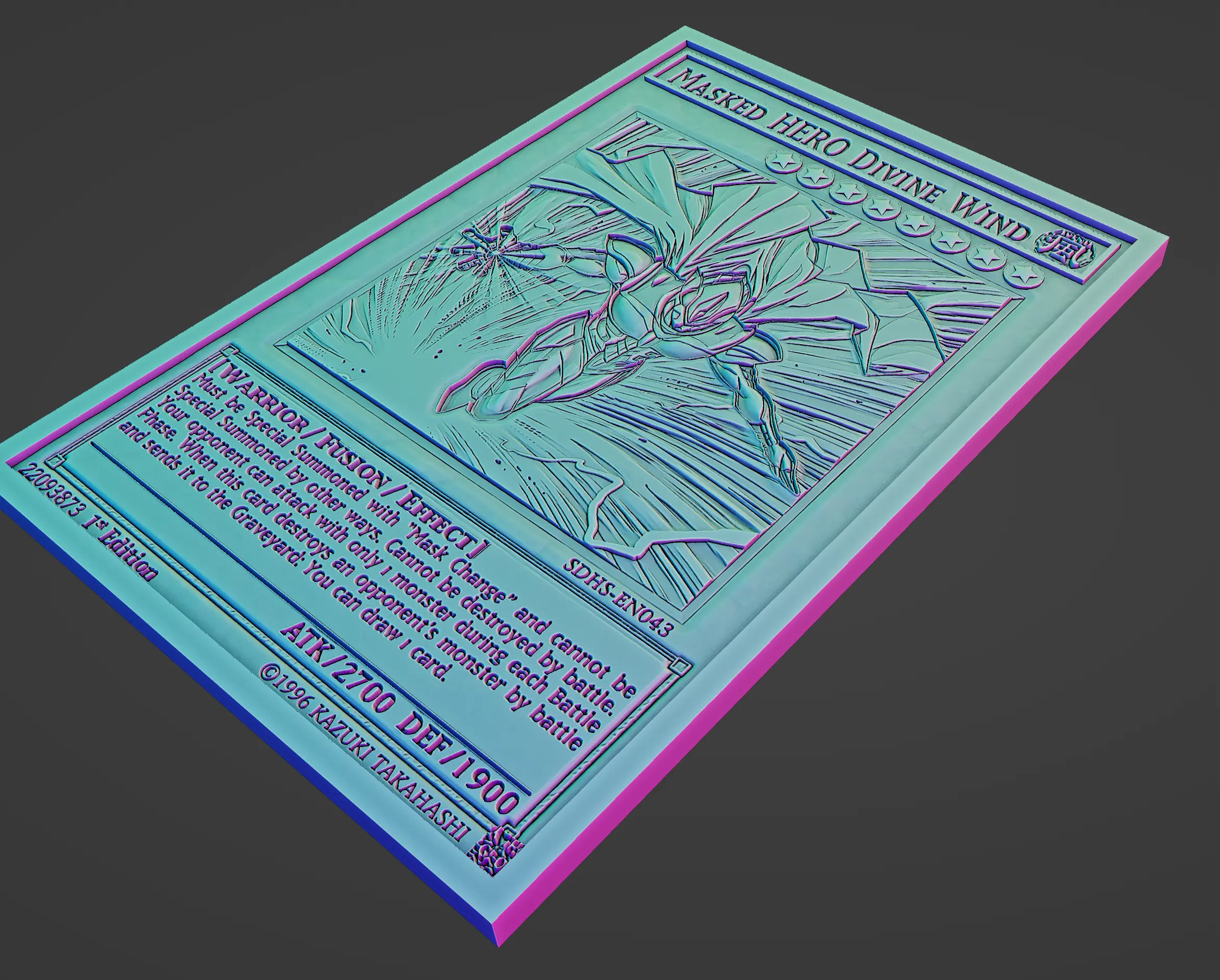 masked hero divine wind- yugioh