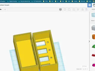 Button Box Mounted