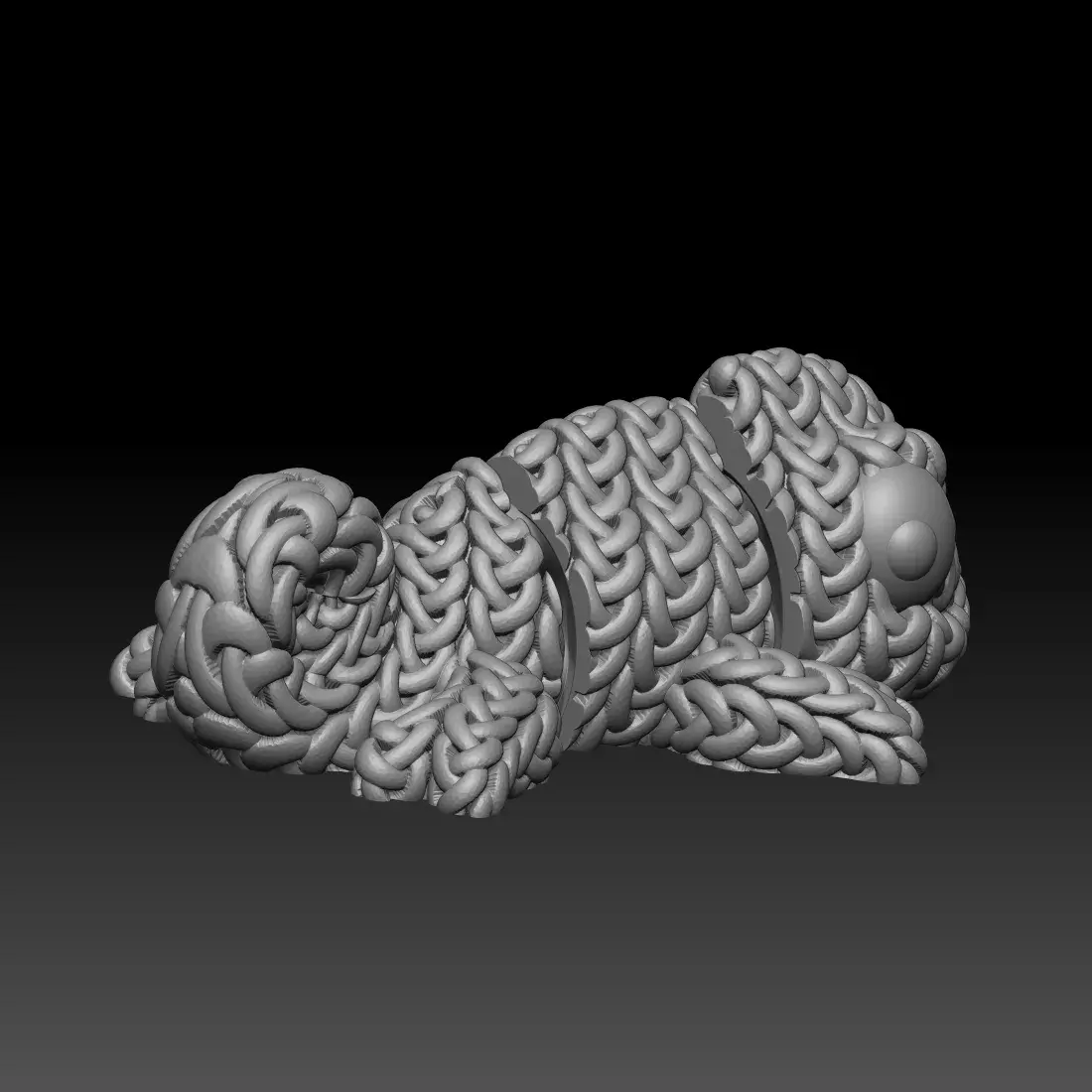 Knitted Flexi Chameleon