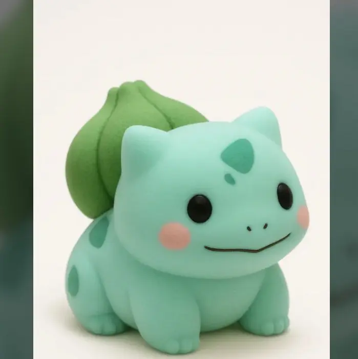 Adorable Round Bulbasaur Figurine